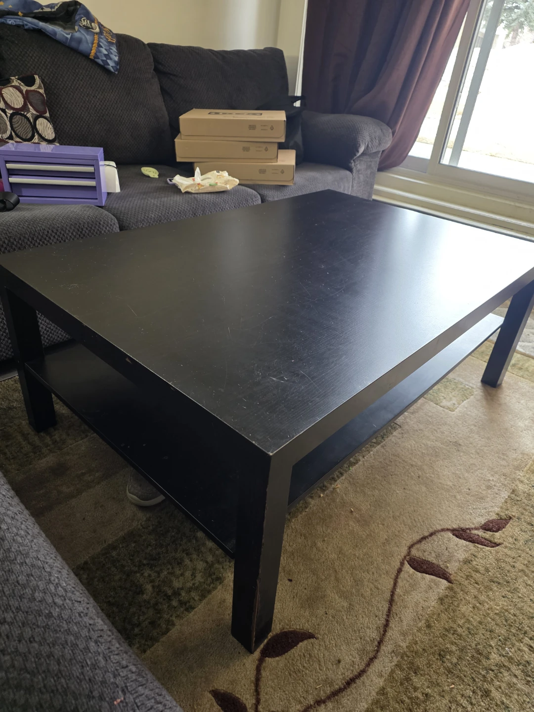 LACK Ikea coffee table - photo 4