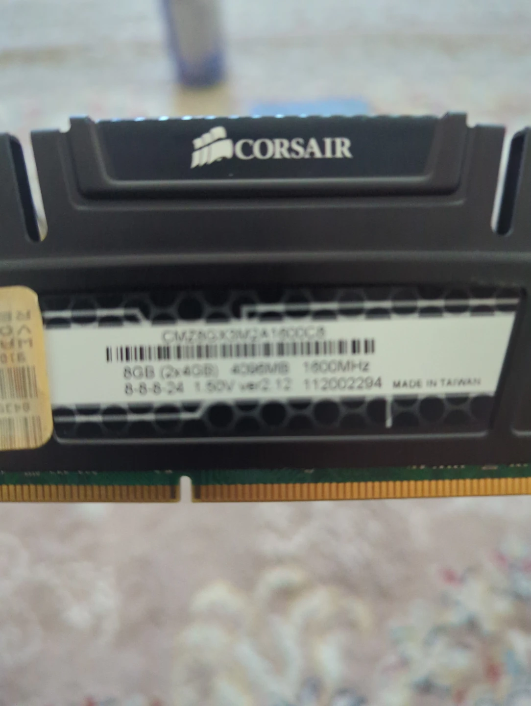 Corsair Vengeance 8GB DDR3 RAM Kit - photo 2