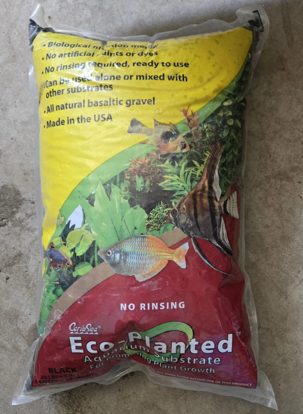 CaribSea Eco-Planted Aquarium Substrate - Black