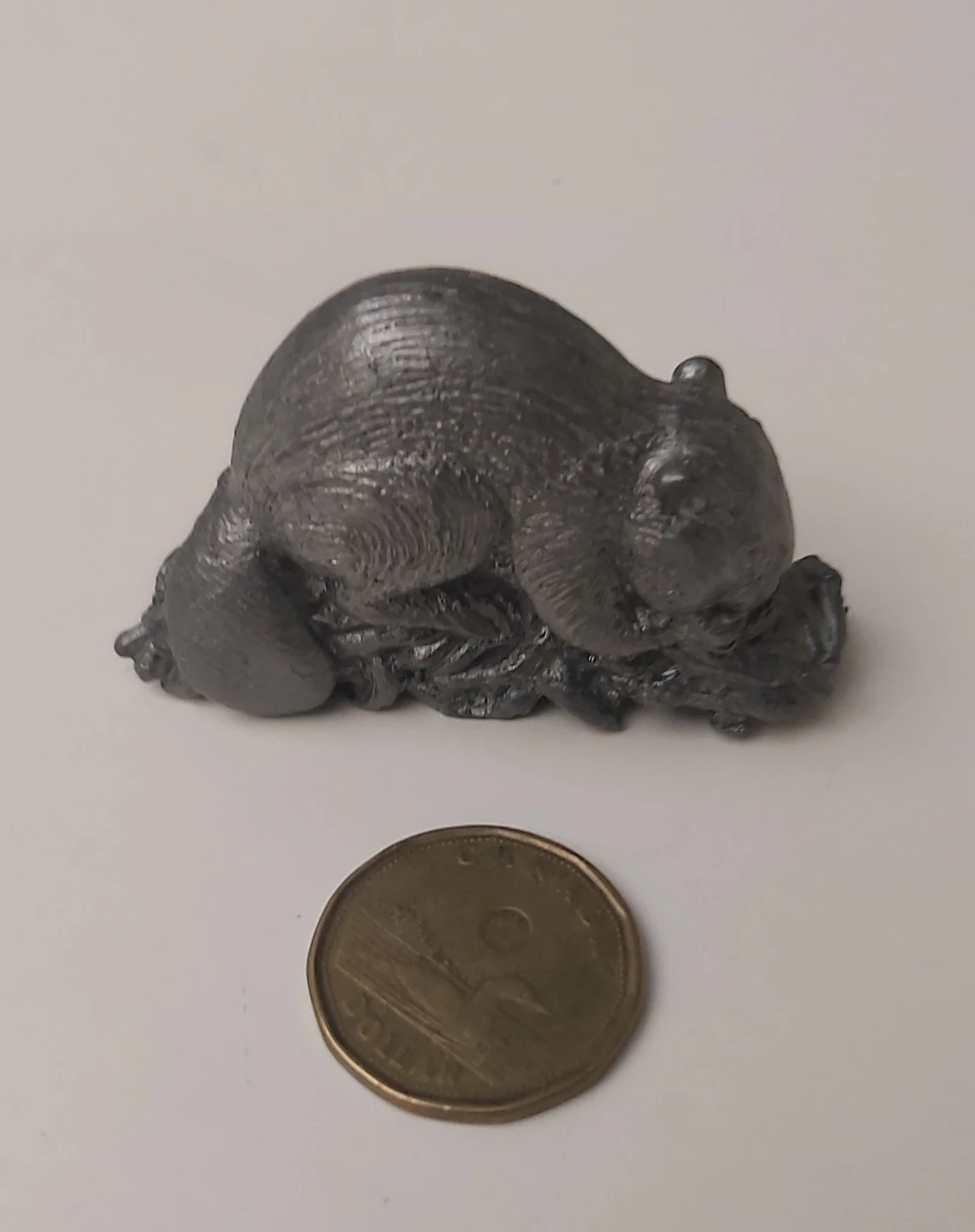 Pewter Beaver Figurine - photo 2