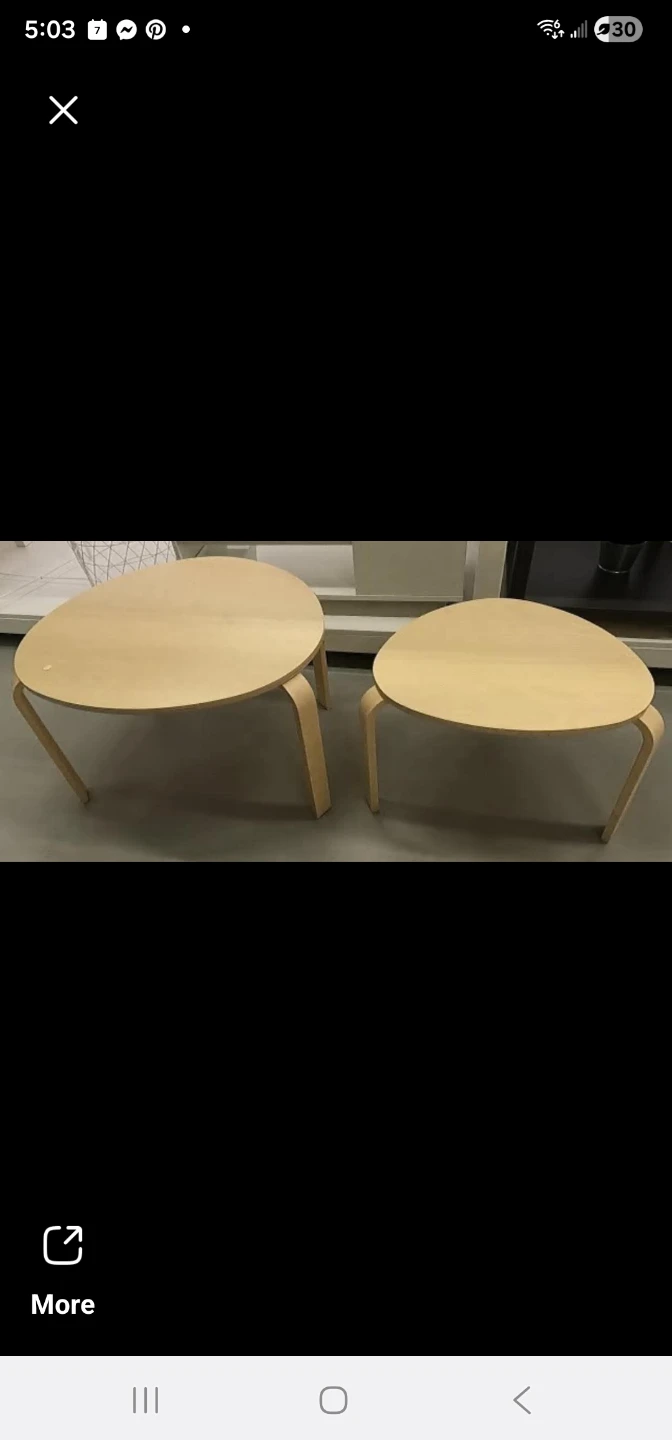 2 ikea side tables