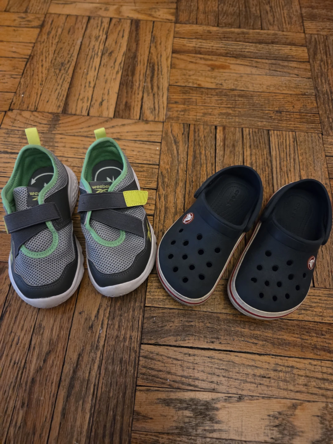 Weebok & Crocs Kids Shoes Bundle - Size 9
