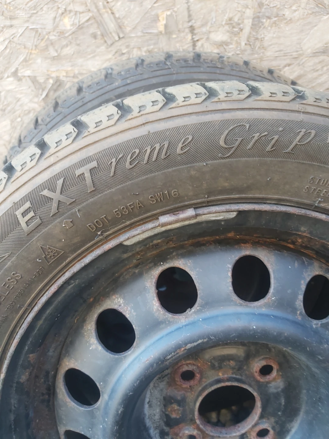 Ice Blazer Winter Tires on Rims
