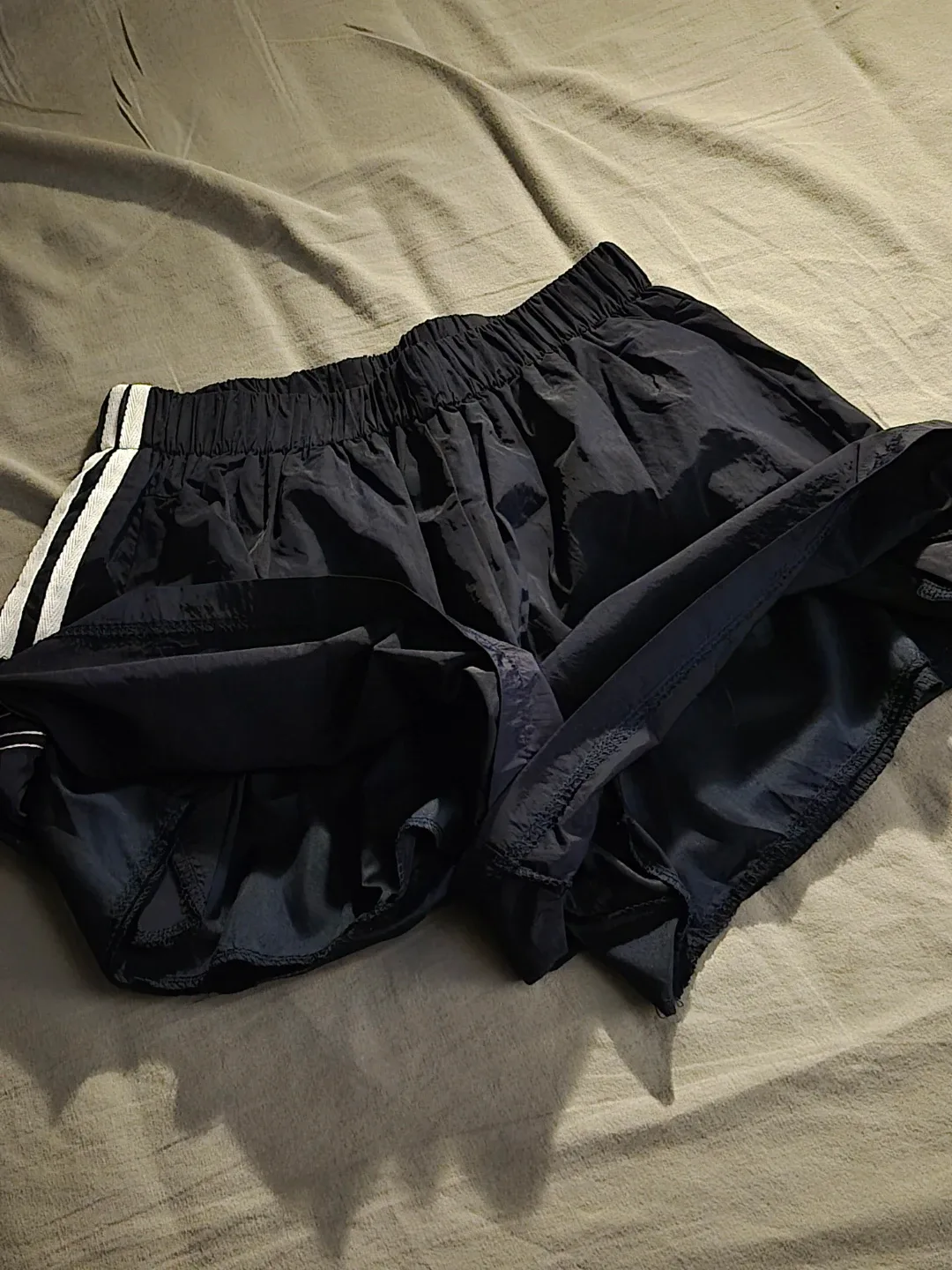 navy blue stripe shorts pants - photo 3