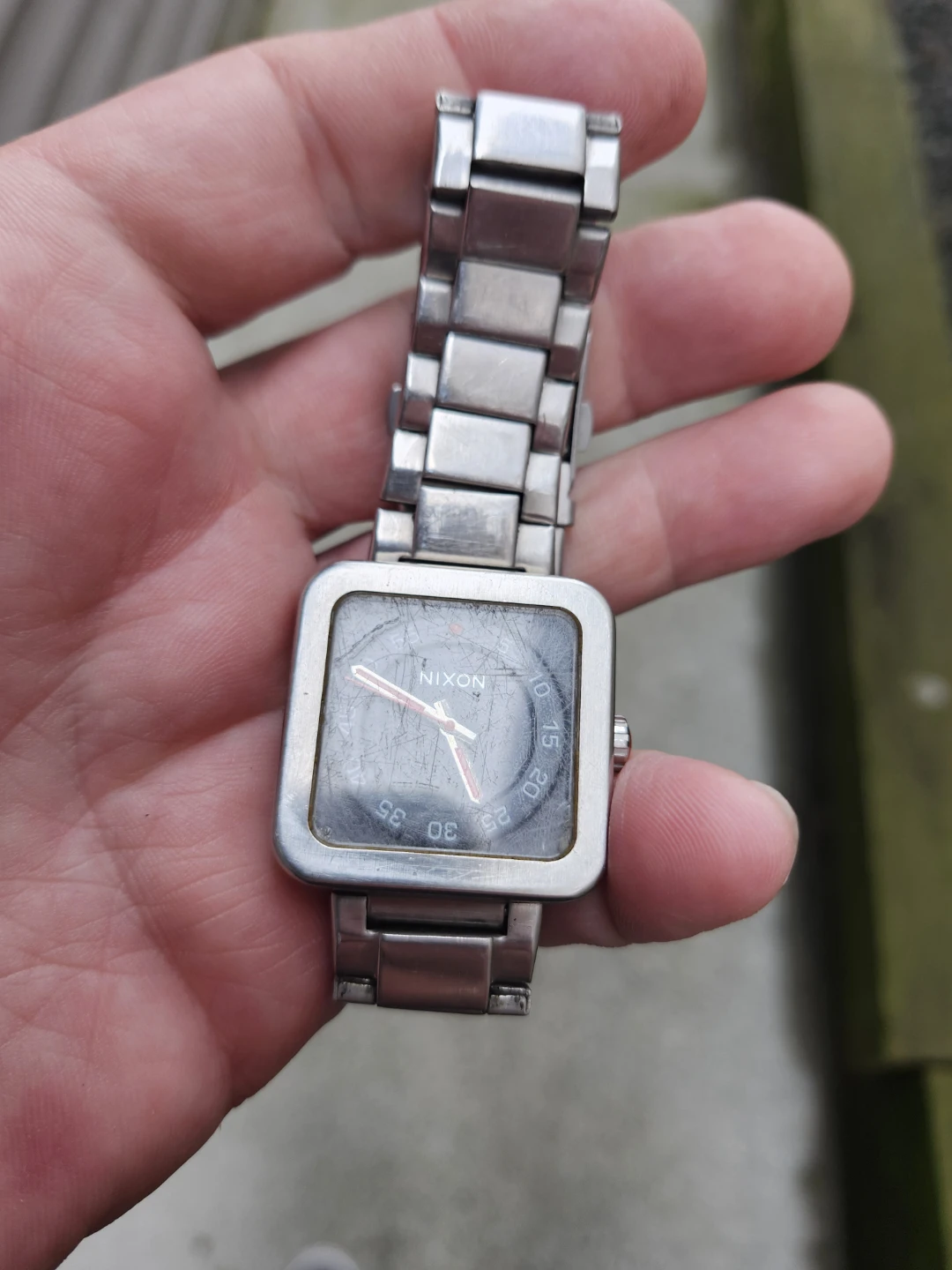 Nixon The Riot stainless steel watch