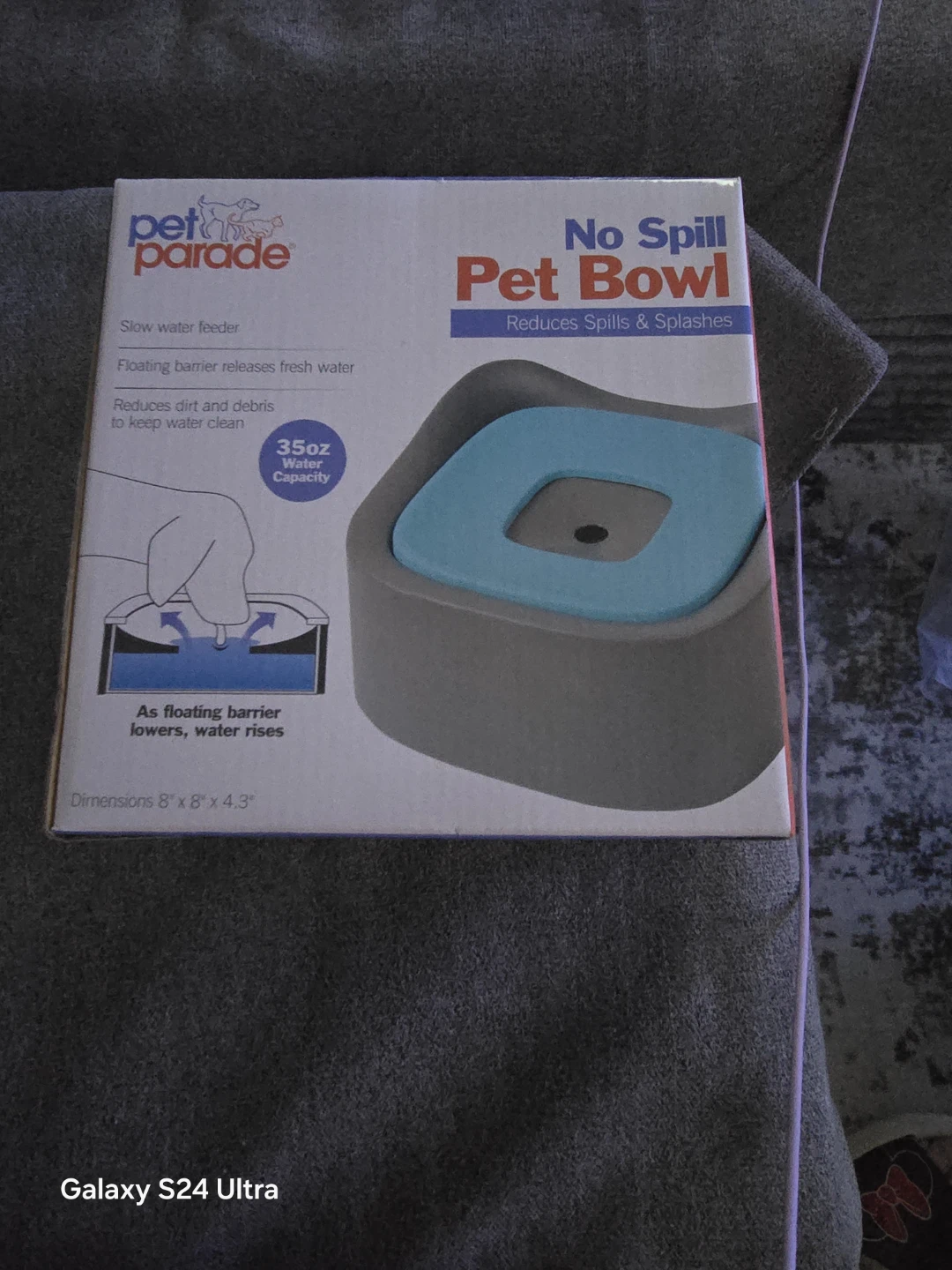 Pet Parade No Spill Pet Bowl - 35oz