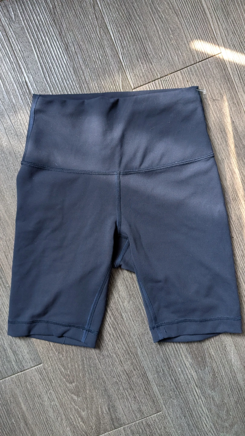 Lululemon Navy Blue Align Bike Shorts