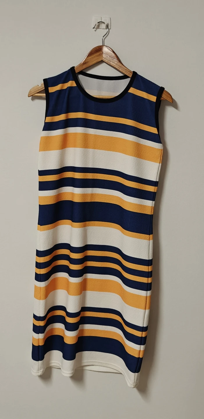 Women's Striped Sleeveless Dress