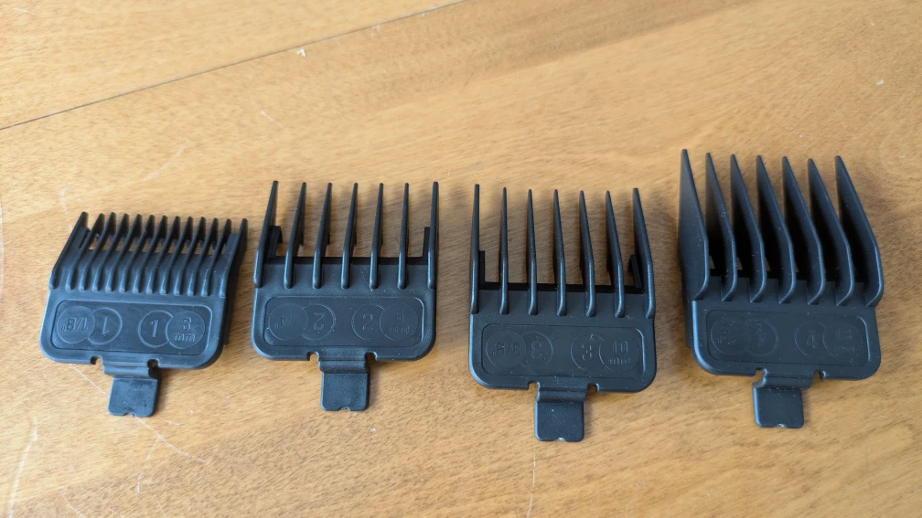 Set of 4 Hair Clipper Guard Combs