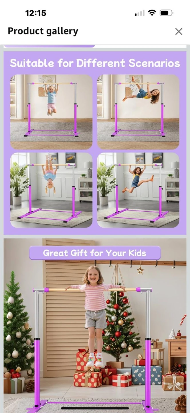 Kids Gymnastics Bar - photo 4