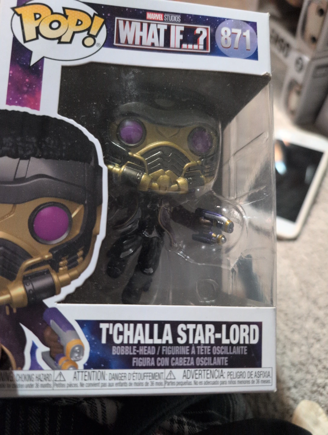 Funko Pop! Marvel Studios What If...? T'Challa Star-Lord #871