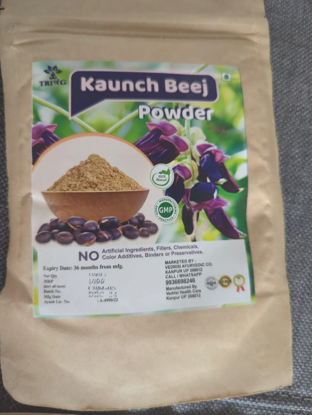 Triavng Kaunch Beej Powder
