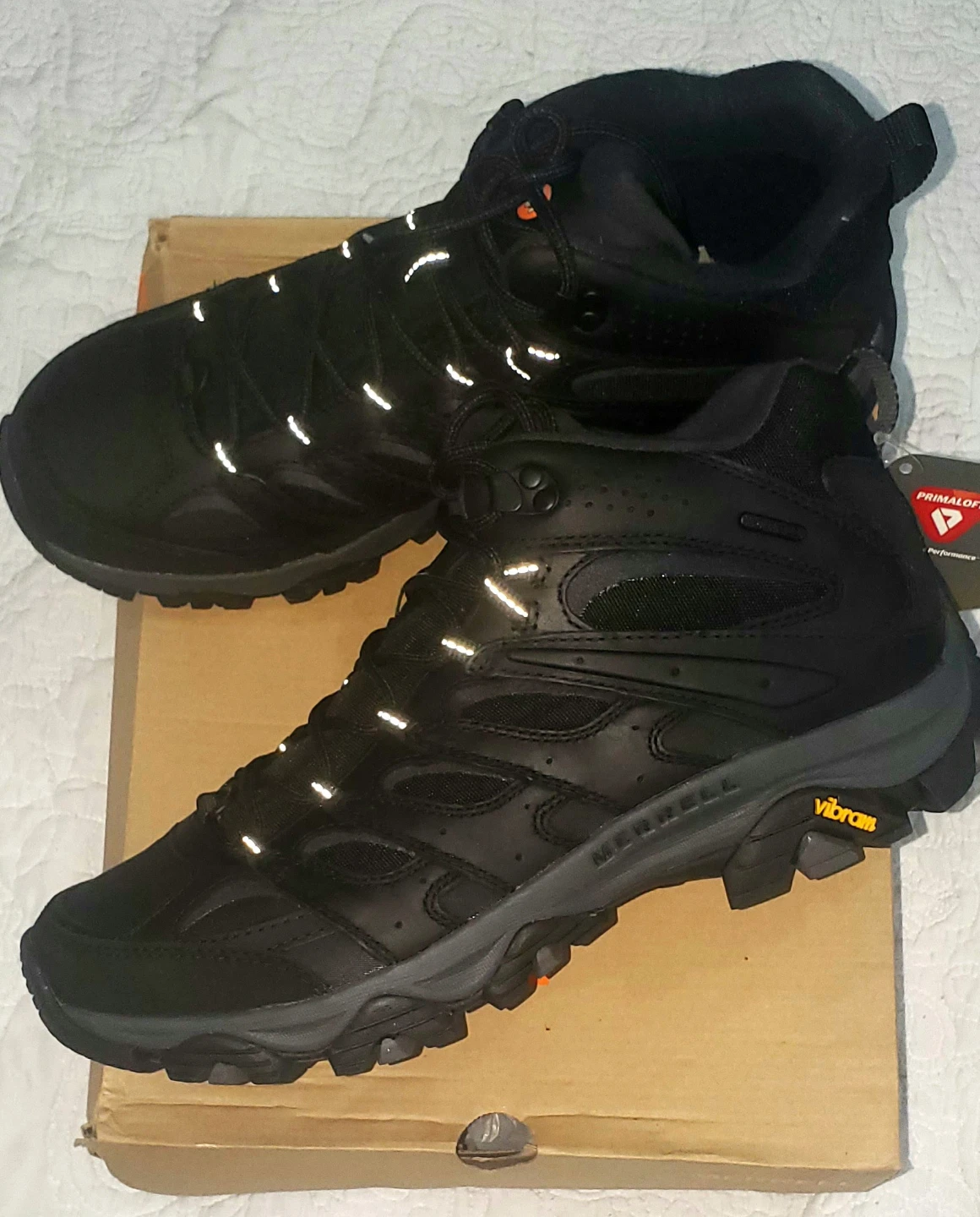 Merrell Moab 3 Mid Waterproof Hiking Boots - Black - photo 2