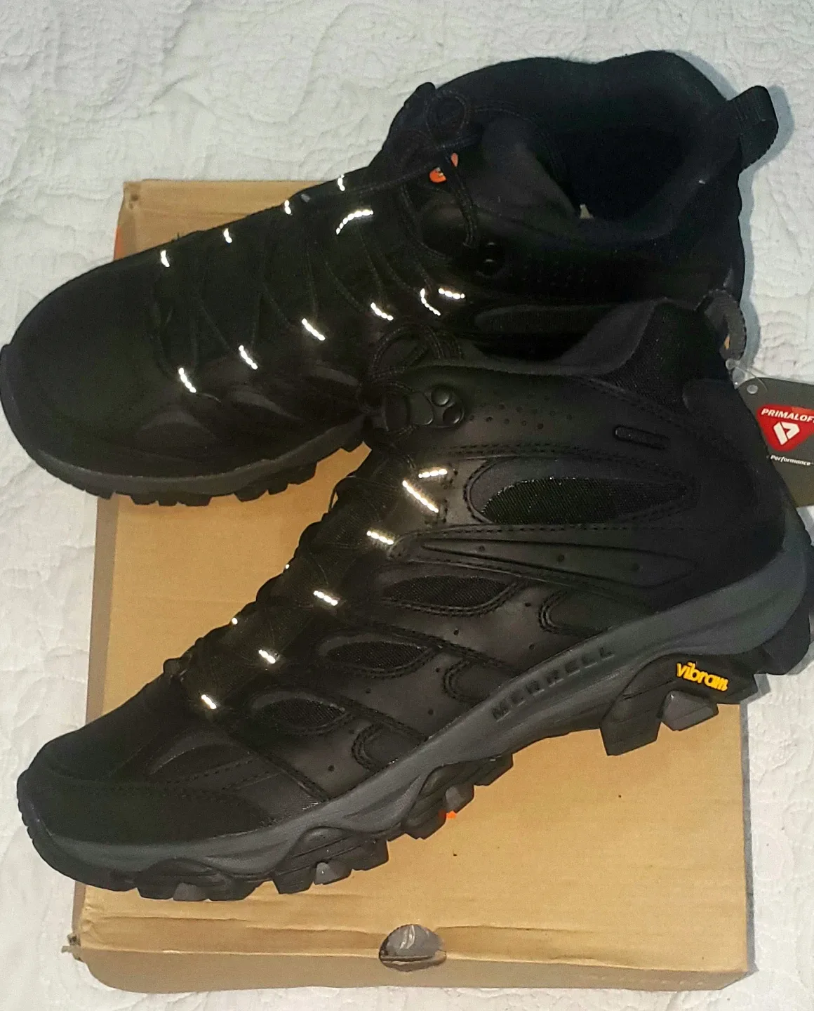 Merrell Moab 3 Mid Waterproof Hiking Boots - Black - photo 2