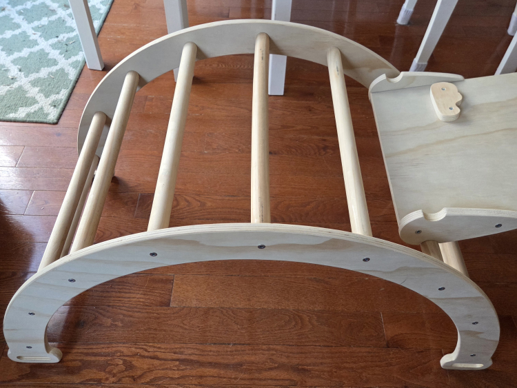 Wooden Pikler Triangle with Slide and Arch Climber - photo 4
