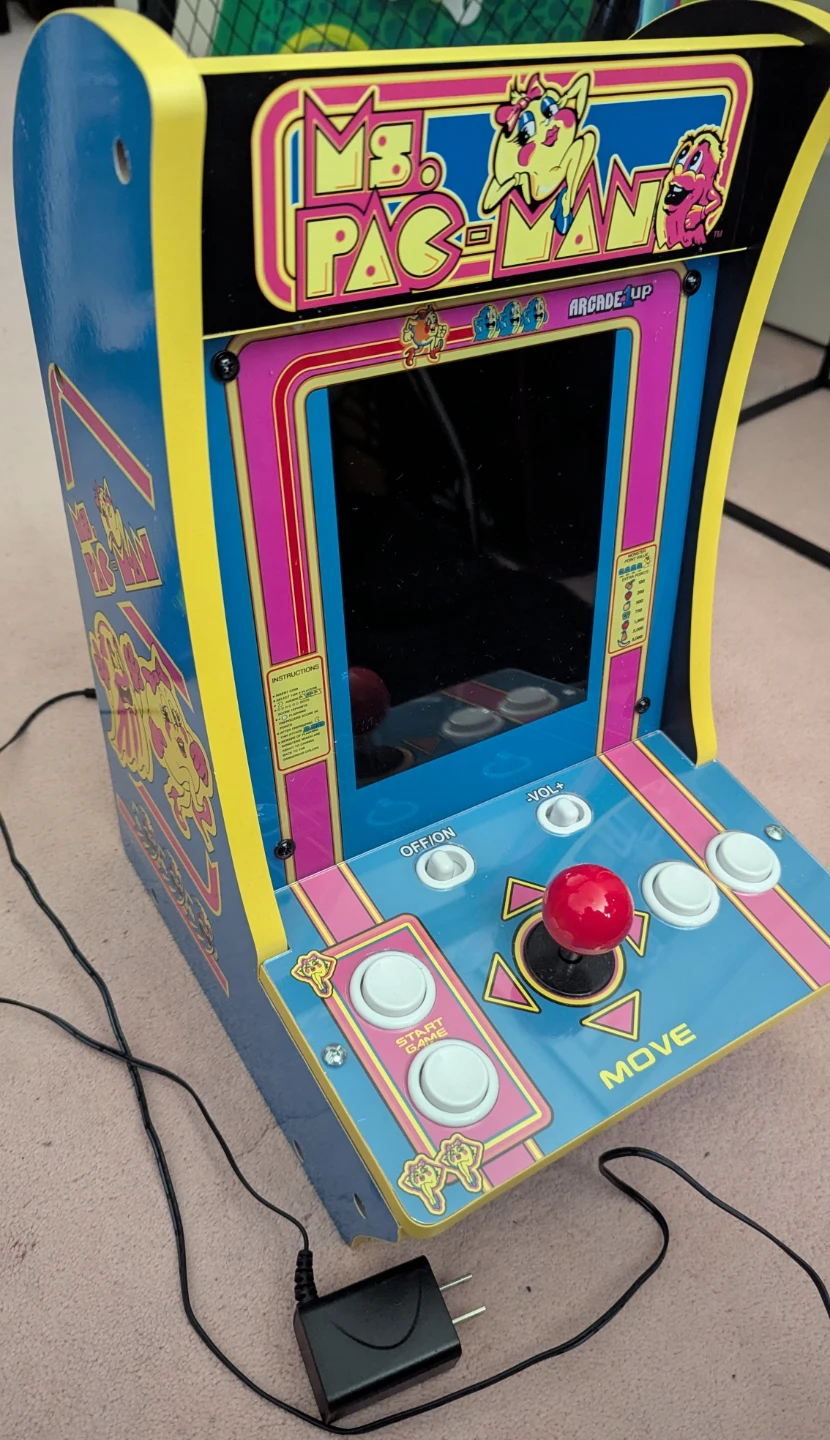 Arcade Up Ms. Pac-Man Mini Arcade Game