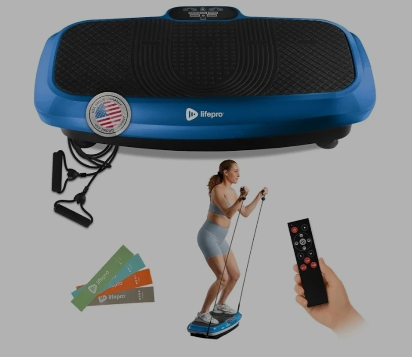 LifePro Vibration Plate Machine with Resistance Bands