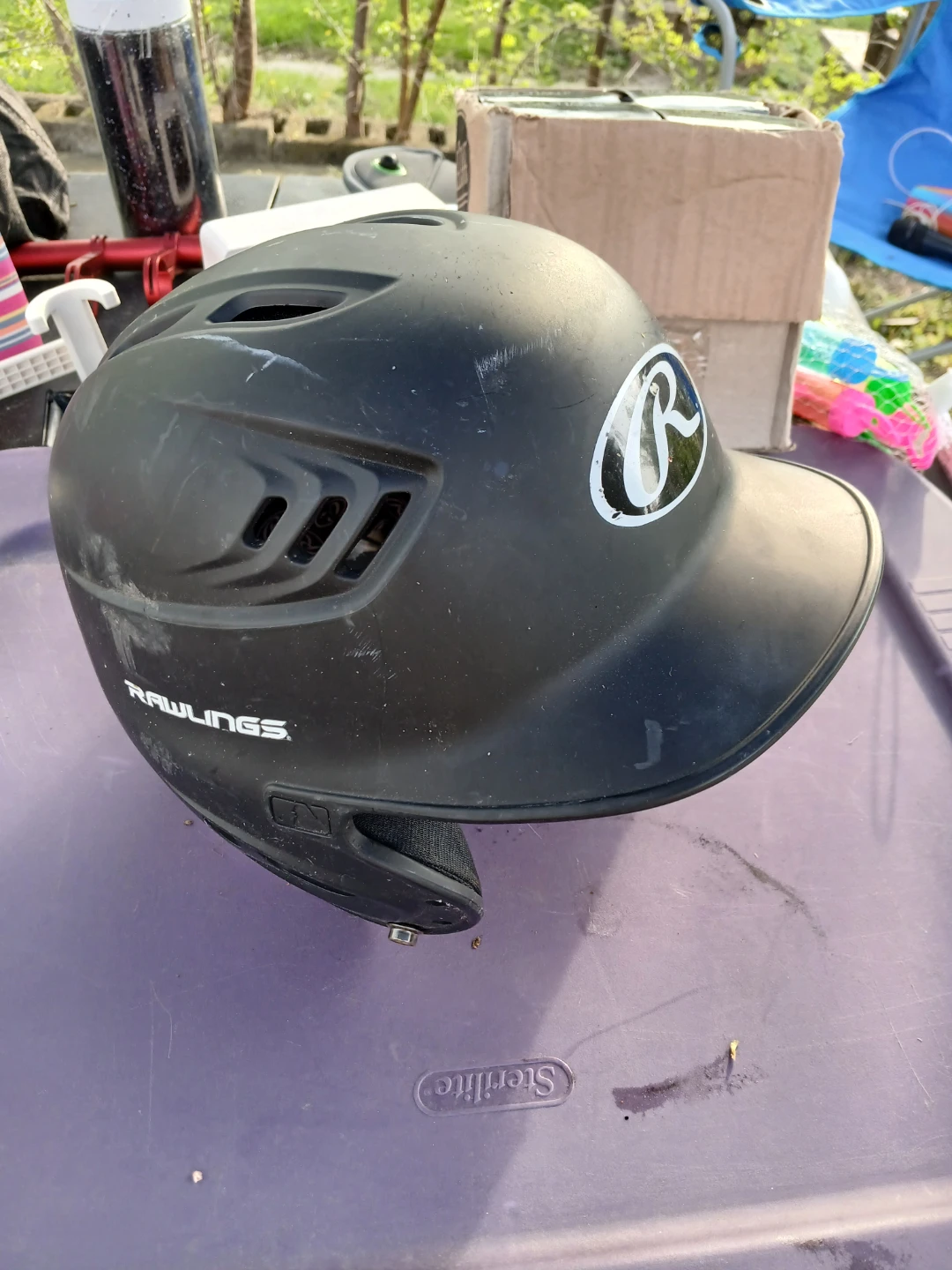 Rawlings Black Baseball Batting Helmet
