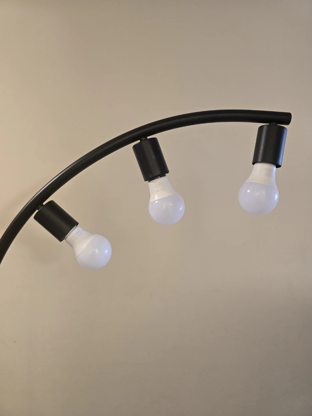 Globe Electric Winslow 70" 3-Light Metal  Floor Lamp, Black - photo 3