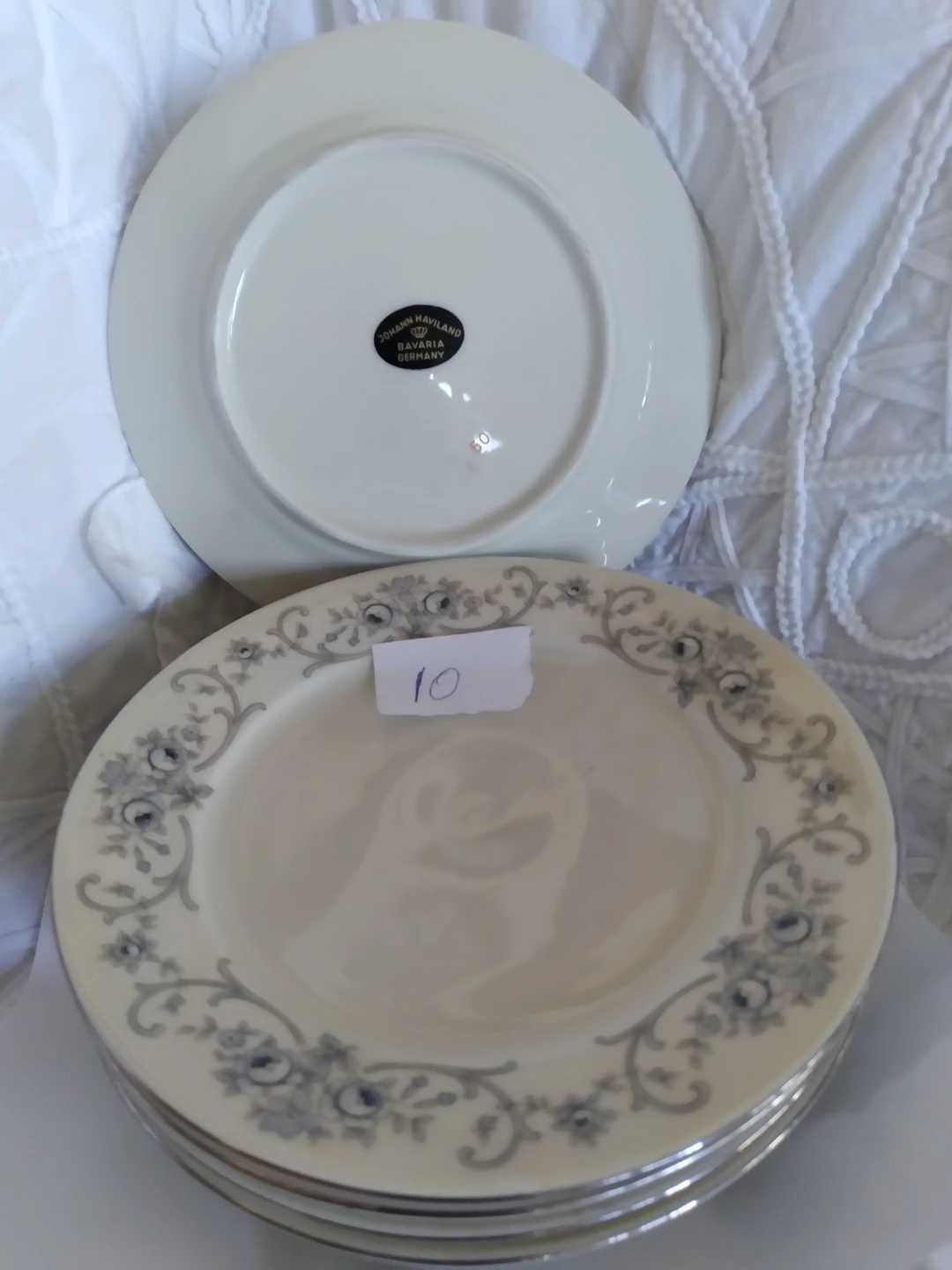 Johann Haviland Porcelain Dinner Plates - Set of 4 - photo 2