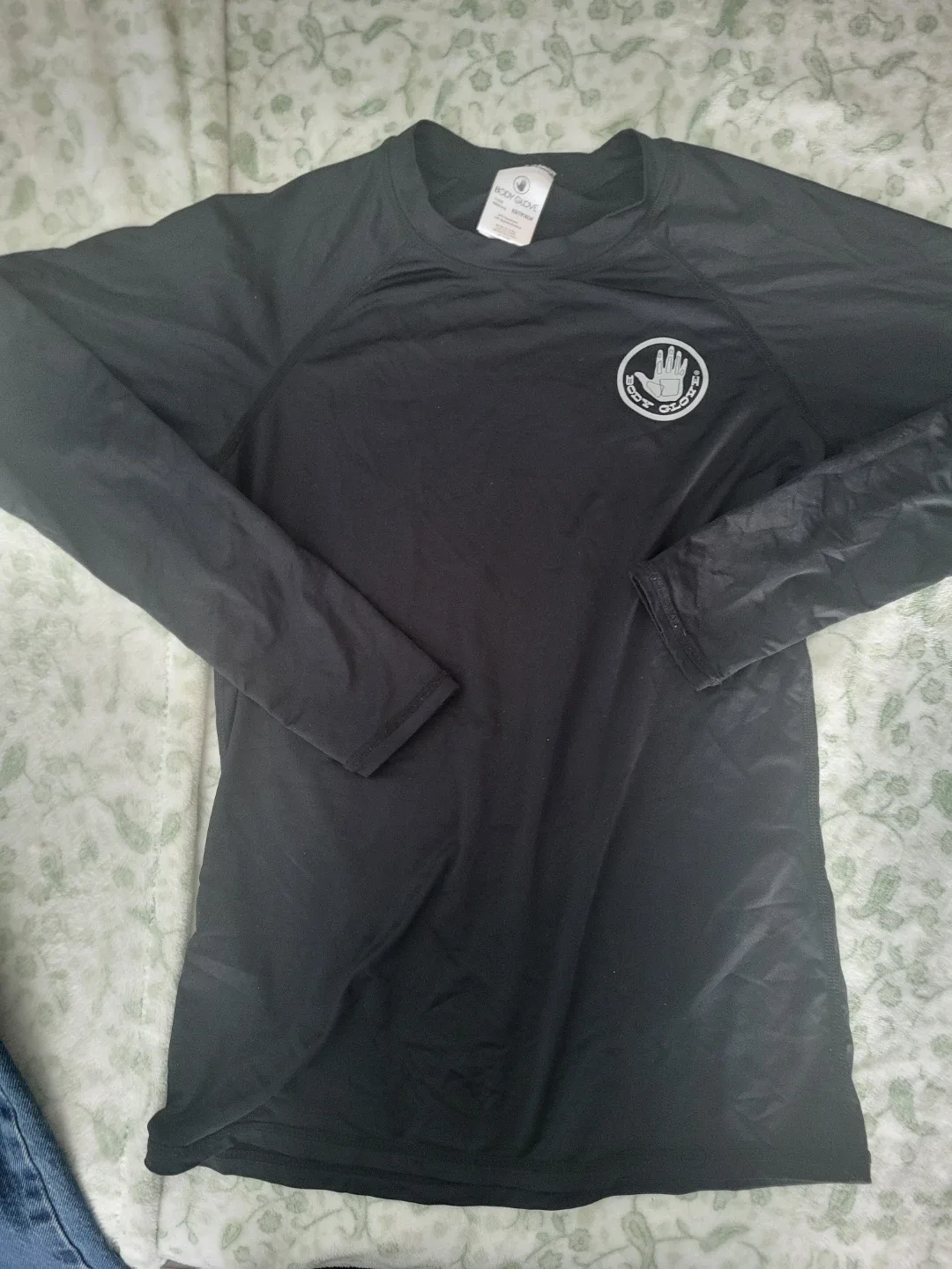 Body Glove Long Sleeve Rash Guard XS/TP/XCH Black
