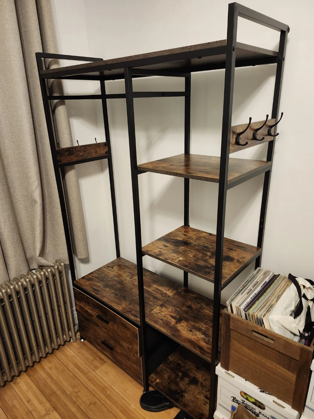 Clothing Rack with Drawers - photo 3