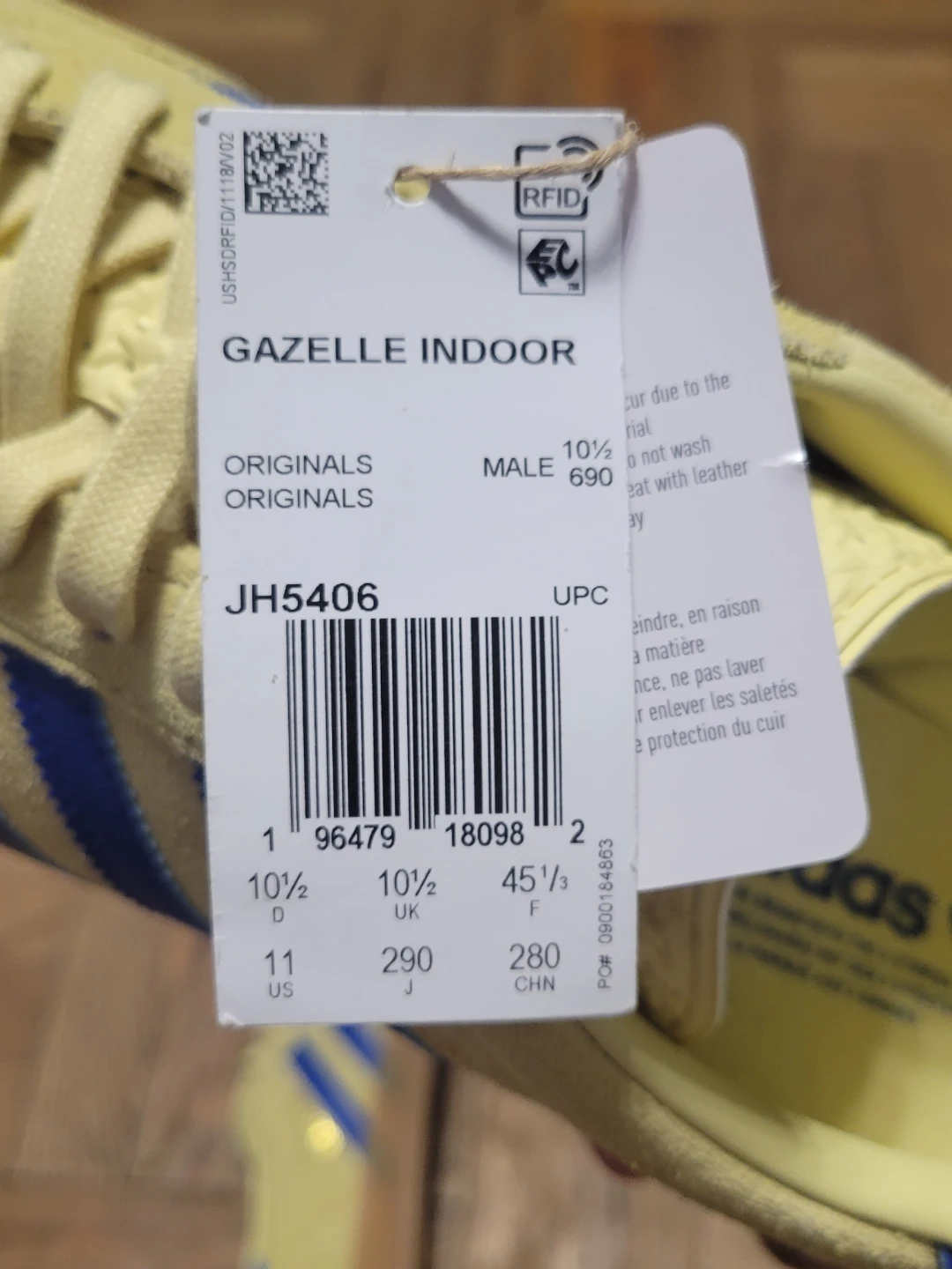 Adidas Gazelle sneakers - Yellow/Blue - US Size 11 - photo 3
