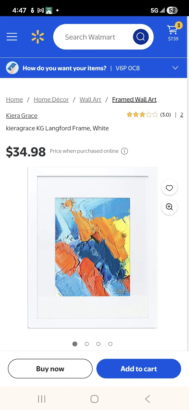 White Frame 16" X 20" - photo 3