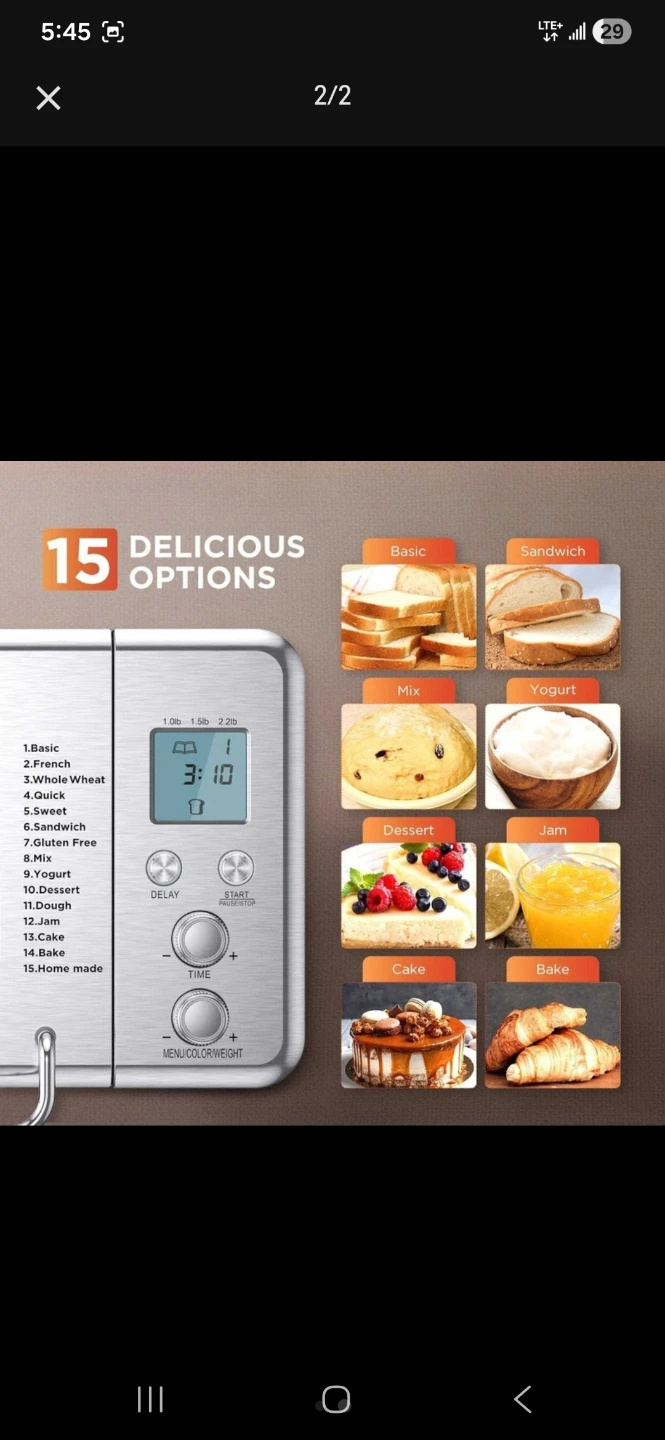 CalmDo Bread Maker - photo 2
