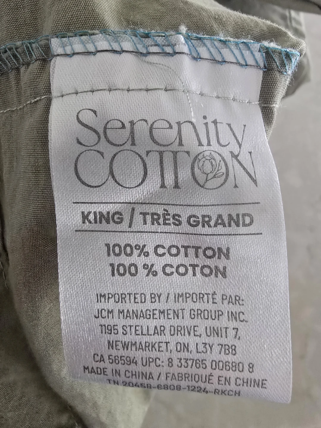 Serenity Cotton King Size Sheet Set - photo 2