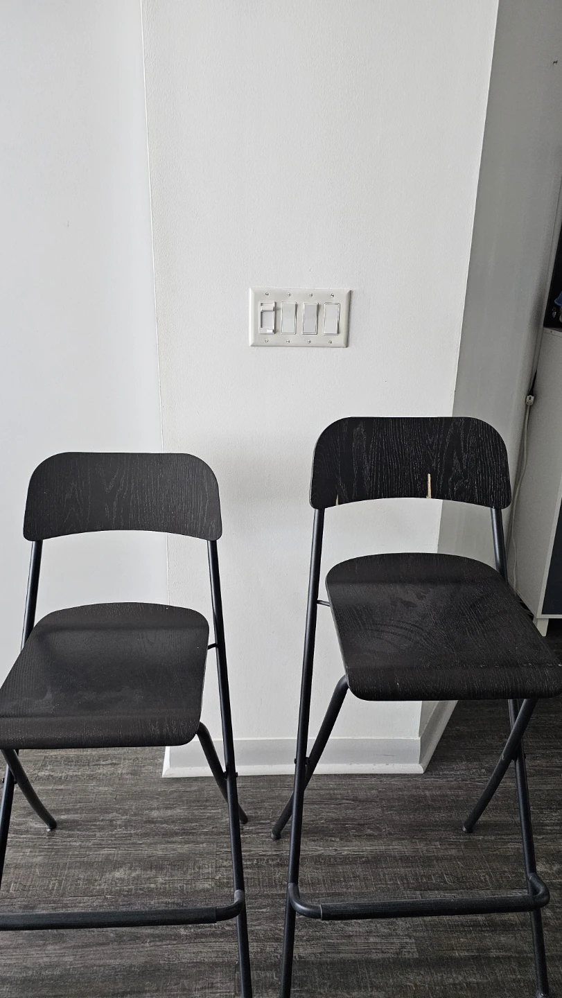 Foldable Bar chairs