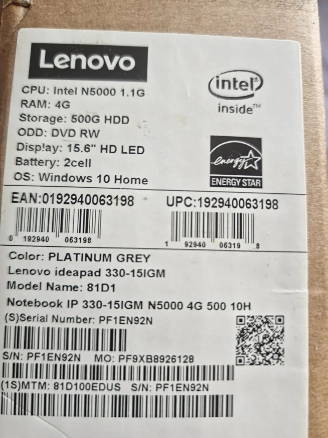 NEW Lenovo Ideapad 330 Laptop - photo 3