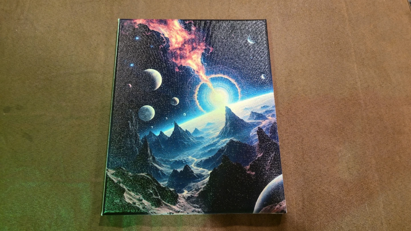 Canvas Art Print - Sci-Fi Alien Landscape