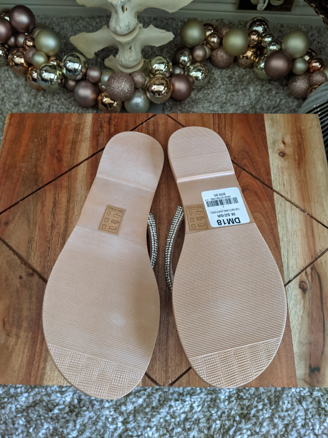 Le Château Embellished leather  Flip Flops Size 38 - photo 4