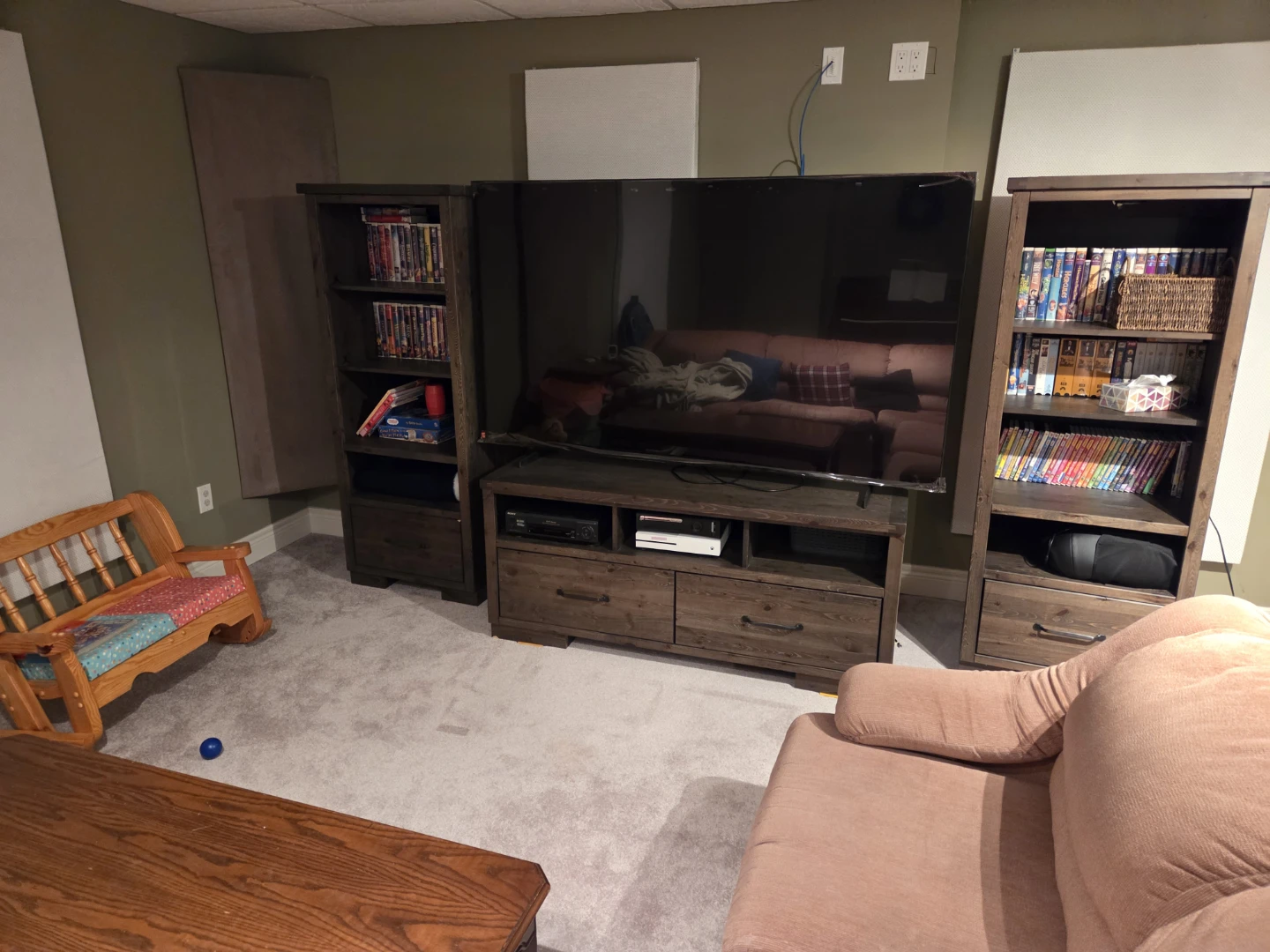 Wooden Bookcase with Drawer