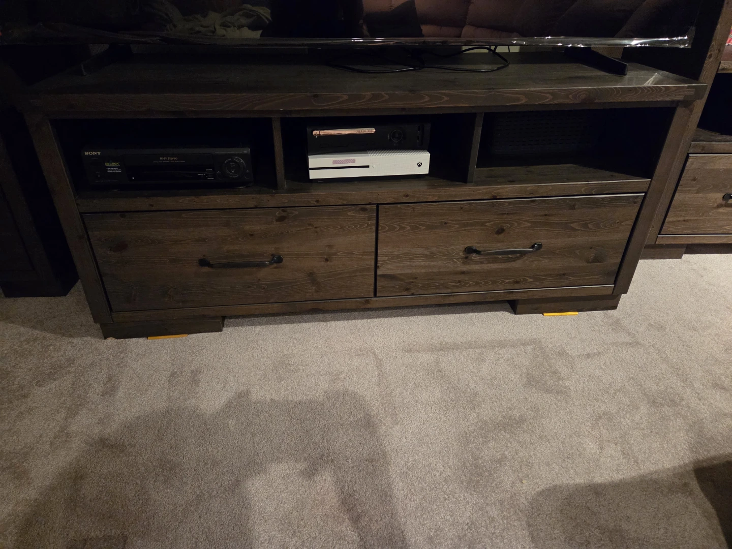 Wooden Bookcase with Drawer - photo 3