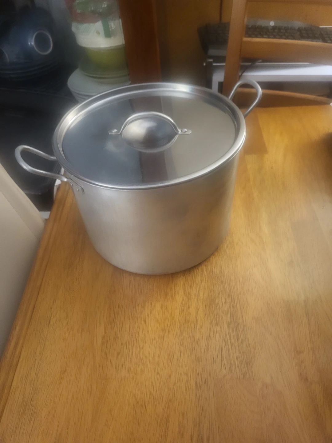Large Aluminum Stock Pot with Lid