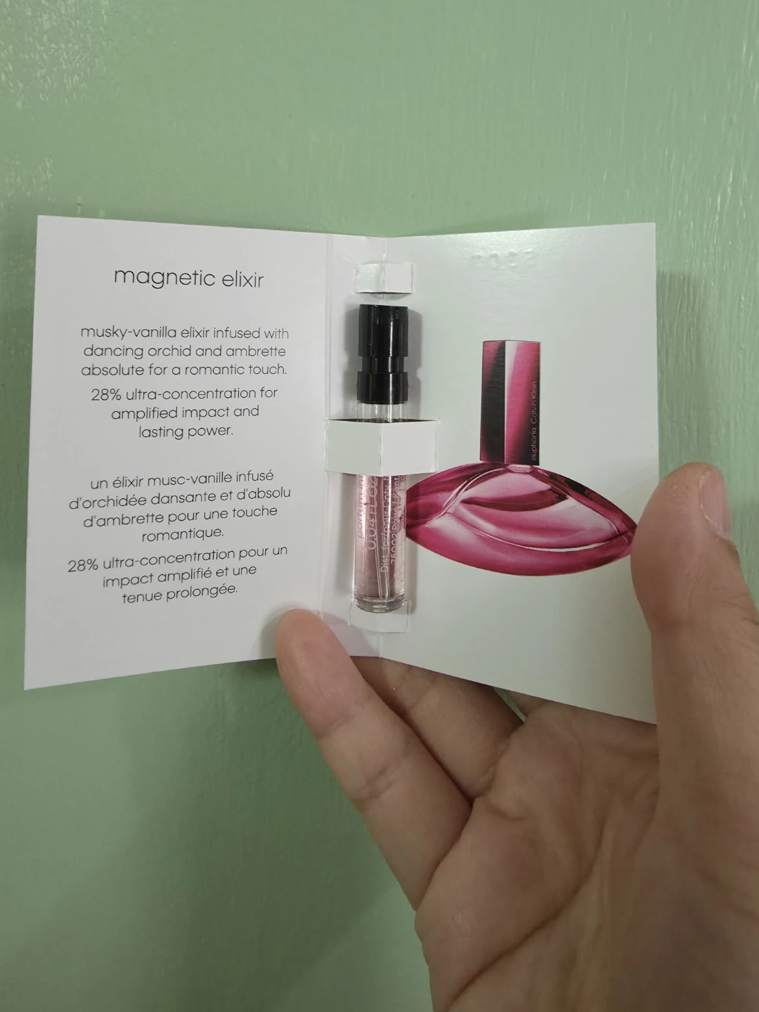 Calvin Klein Euphoria Magnetic Elixir Perfume Sample - photo 2