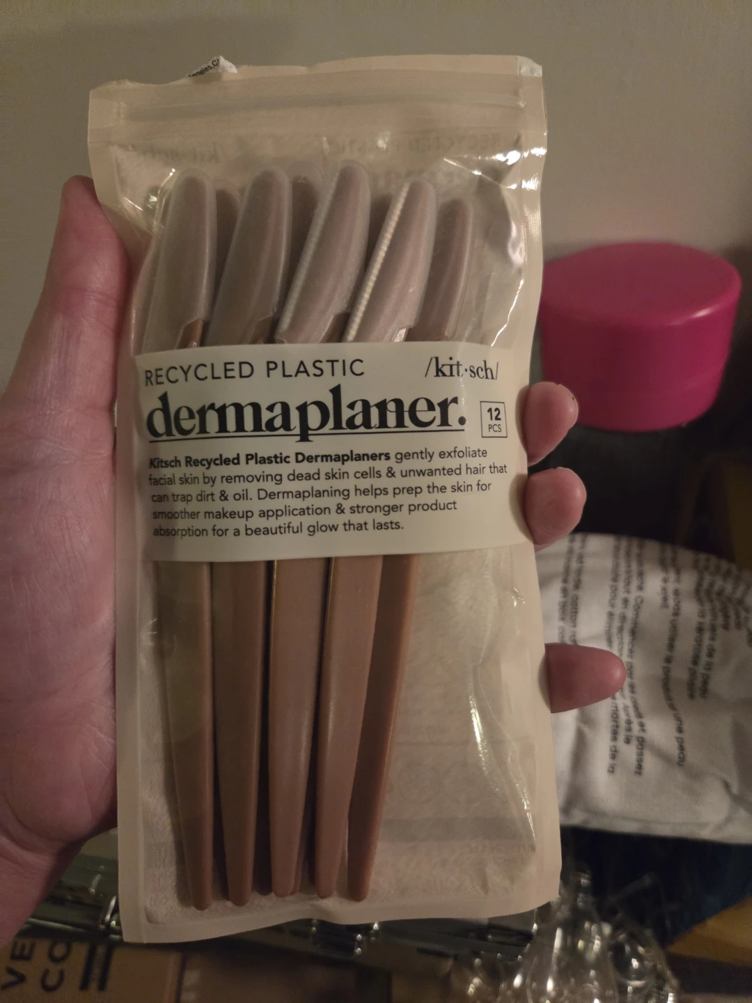 Kitsch Recycled Plastic Dermaplaner Set - 12 Pcs