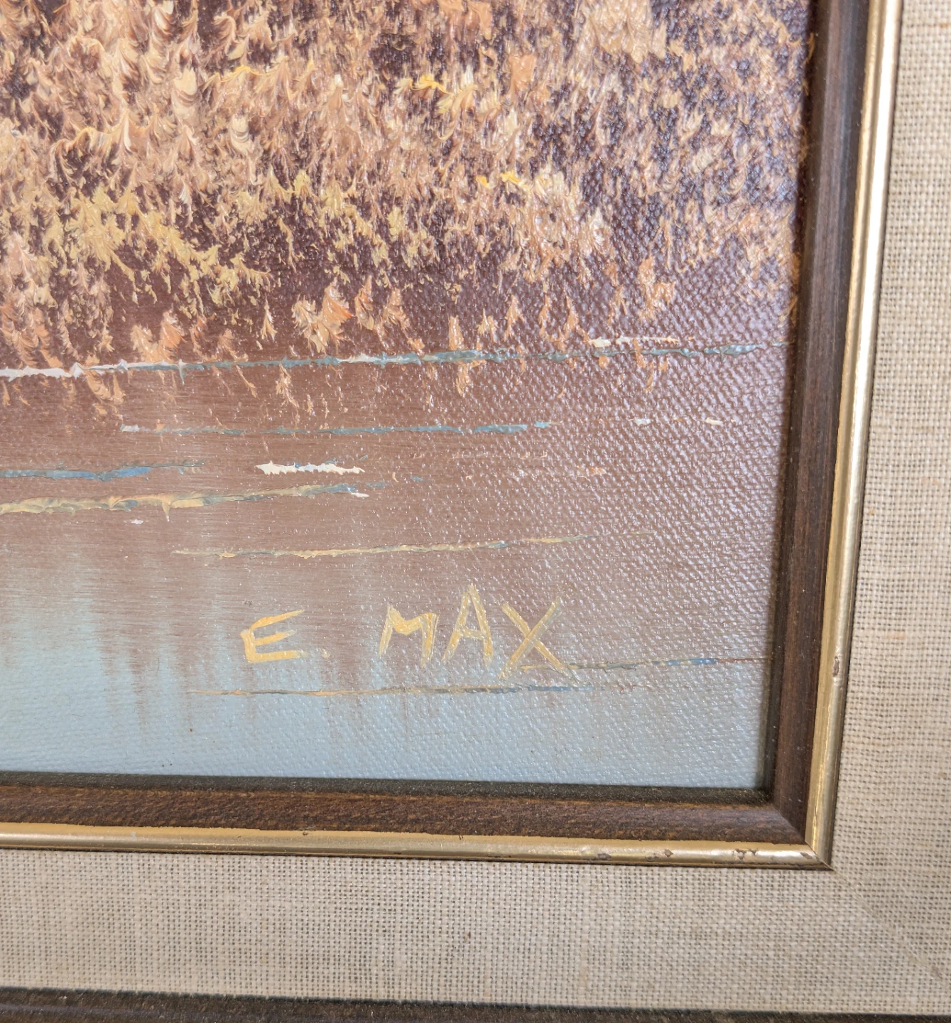 E. Max Ducks in Flight Oil Painting - photo 2