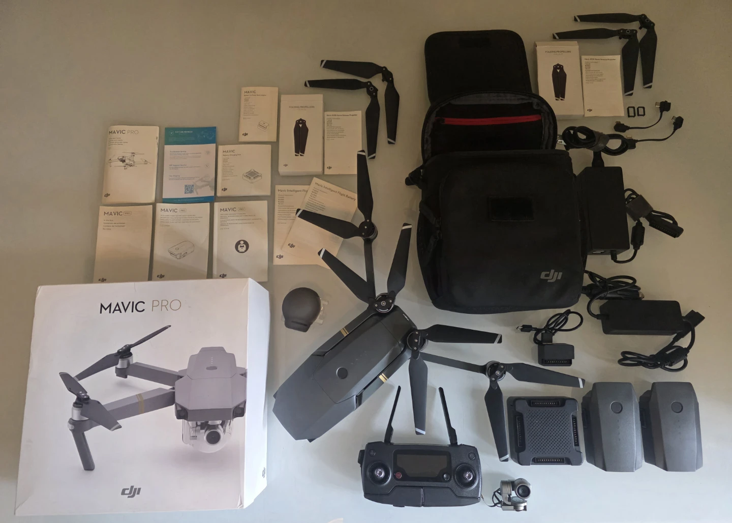DJI Mavic Pro Fly More Combo - 4K Drone Bundle & Case