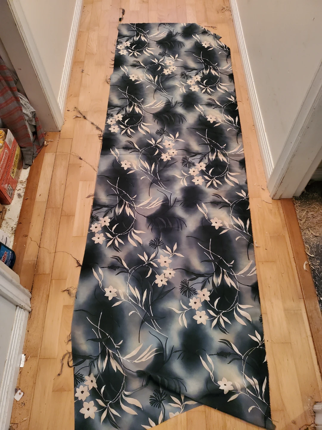 Floral Fabric Remnant