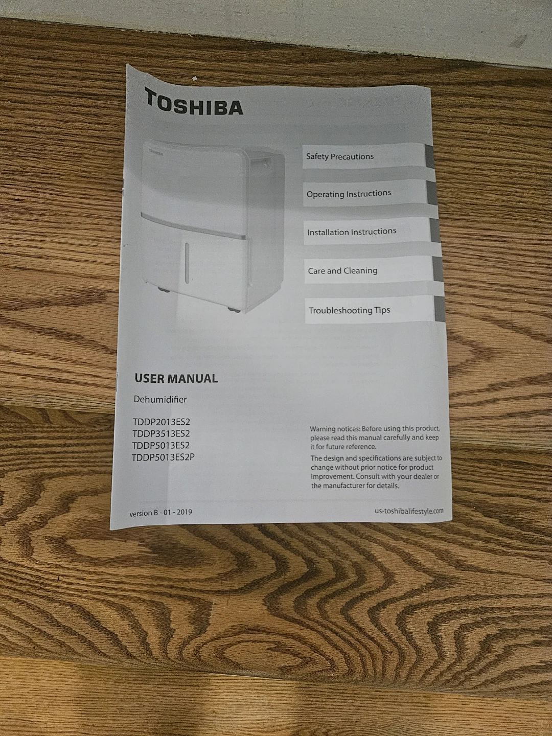 Toshiba Dehumidifier - photo 3