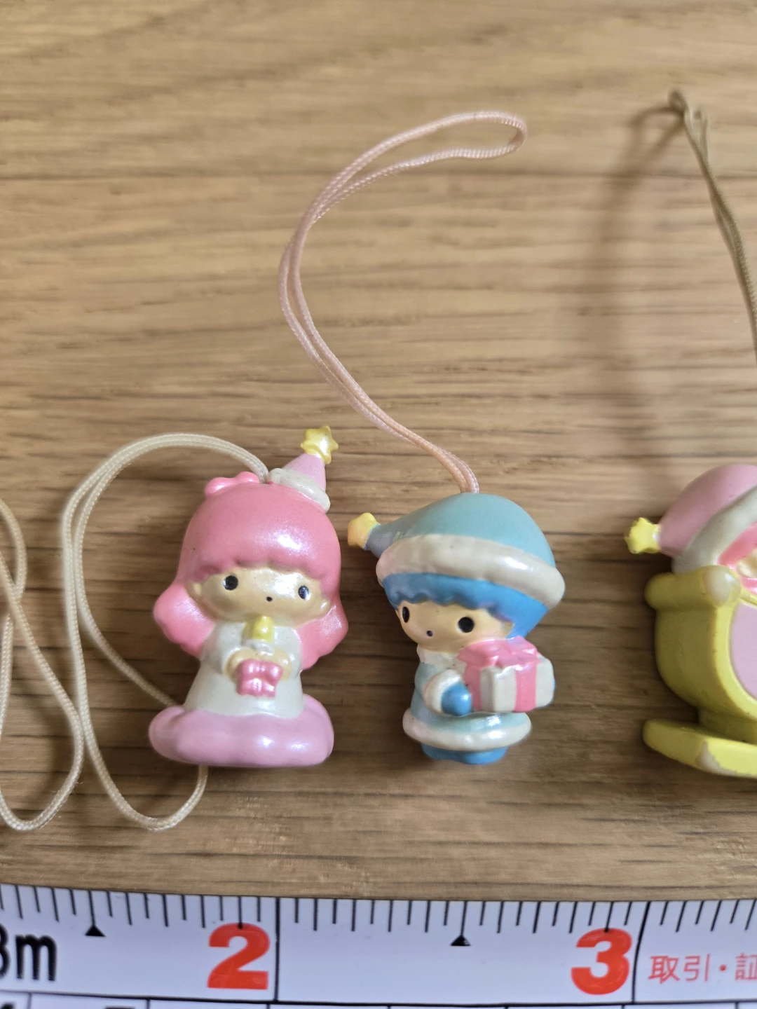 Vintage 2005 Little Twin Stars Christmas Ornaments Keychain - photo 5