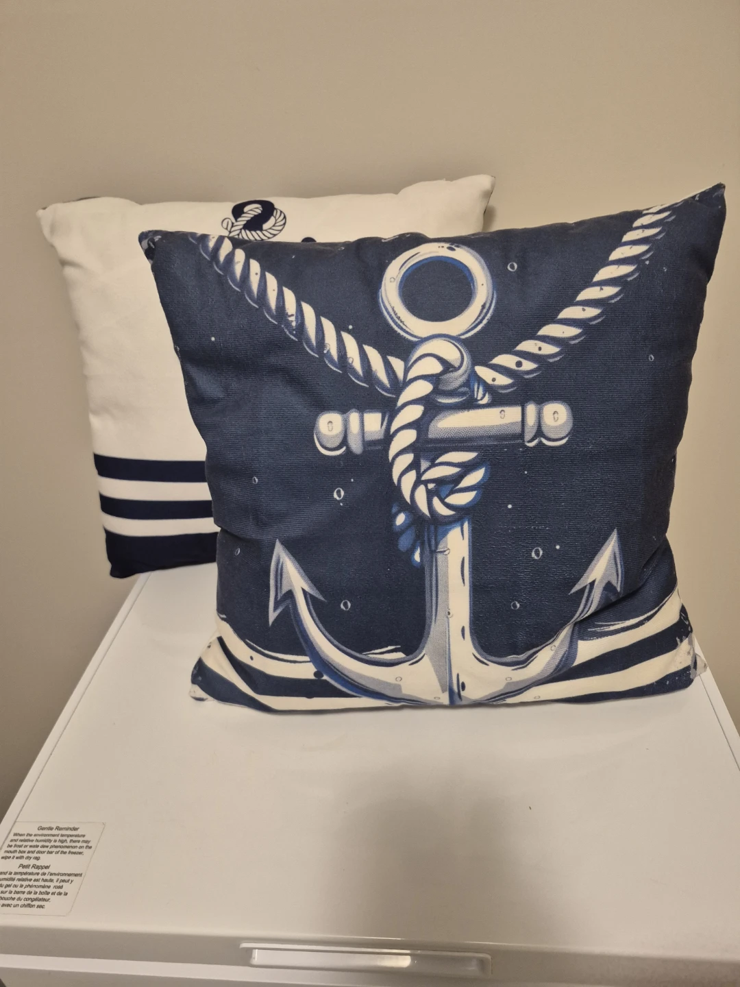 Set of 3 Nautical Anchor ⚓️ Throw Pillows - photo 2