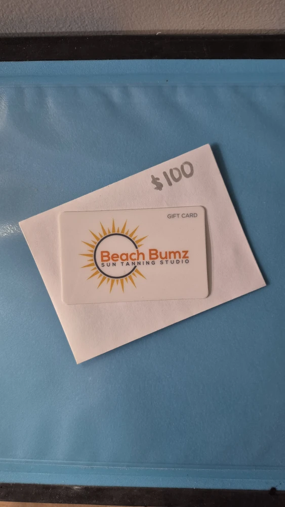 $100 Beach Bumz Sun Tanning Studio Gift Card
