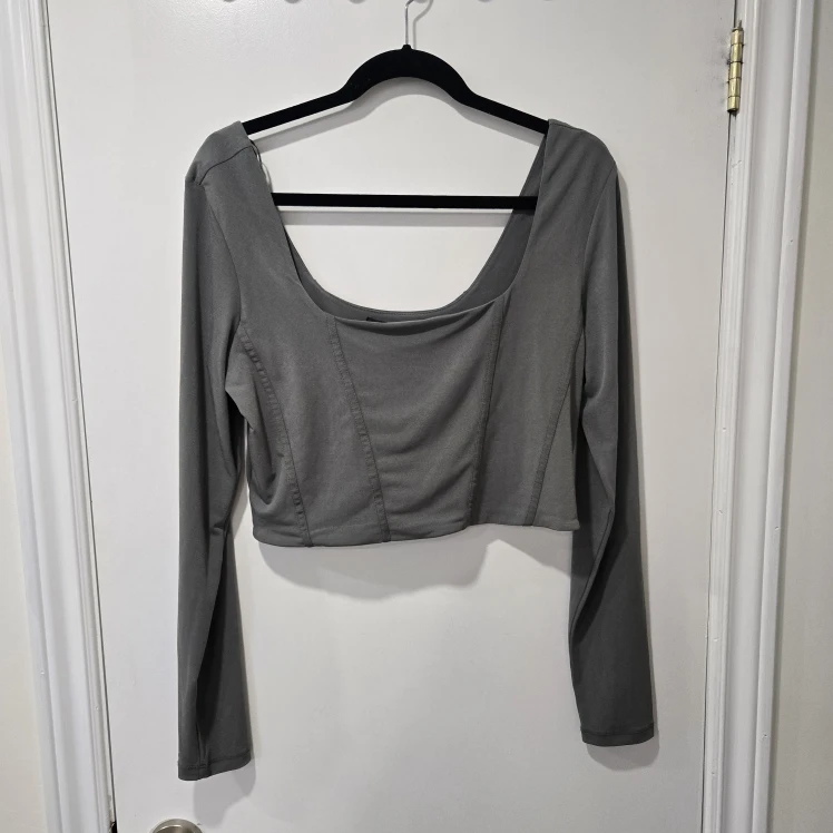 NWOT Dynamite Grey Longsleeve Top
