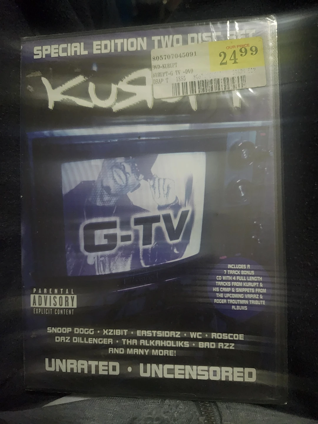 Kurupt G-TV Special Edition Two Disc DVD