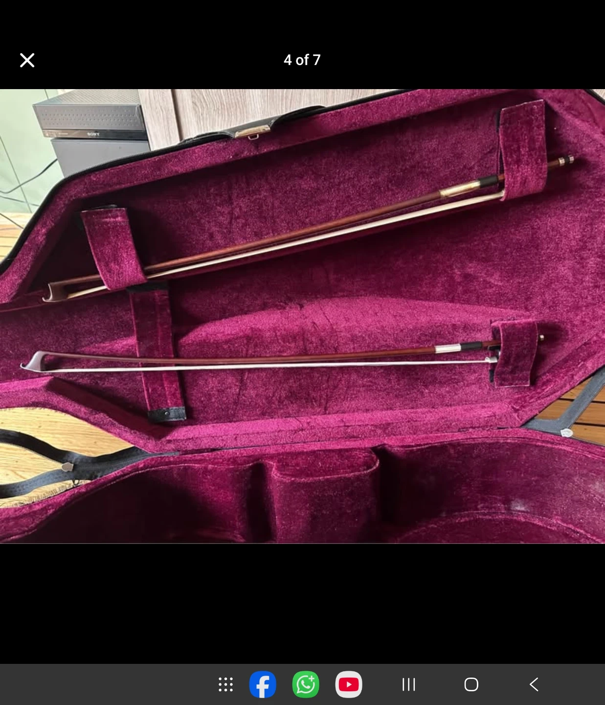 Cecilio CCO-100 Cello with Case and Bows - photo 4