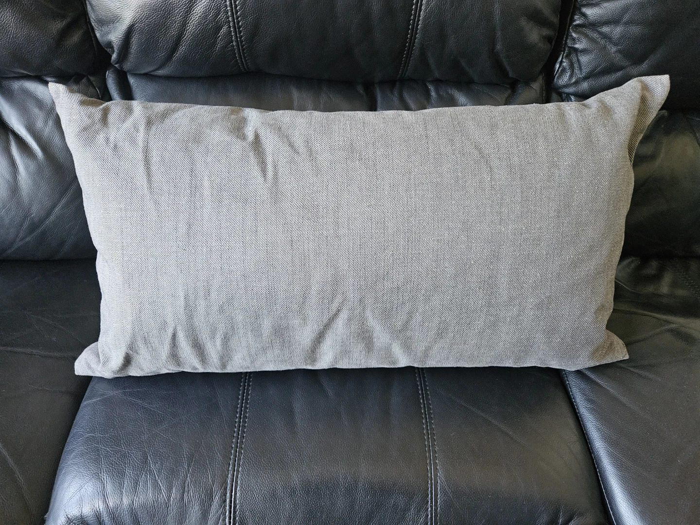 Grey 4 Button Throw Pillow - photo 2
